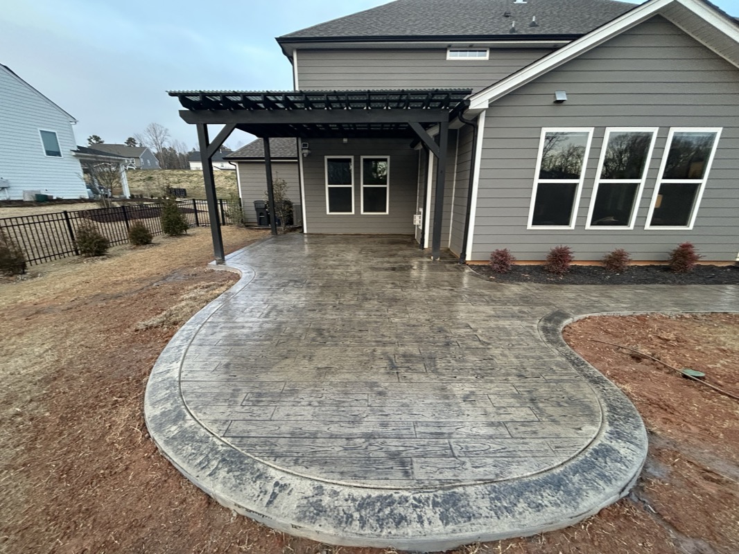 Stamped concrete